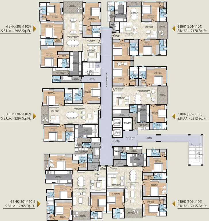air Images for Cluster Plan of Ridhiraj Air