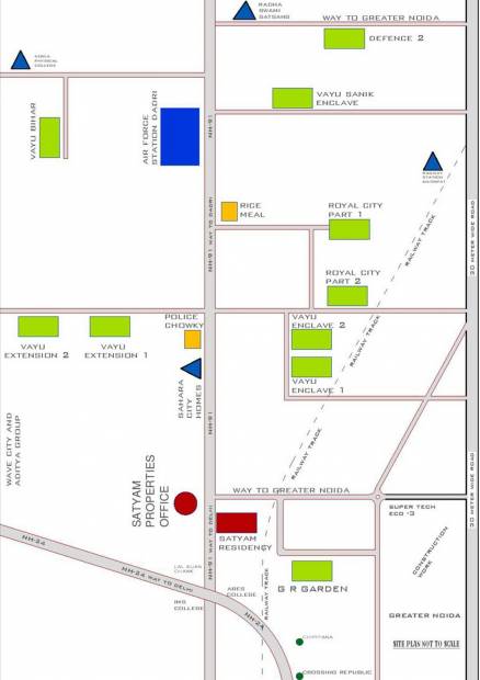 Images for Location Plan of Satyam Residency