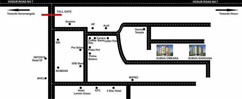  omkara Images for Location Plan of Subha Omkara