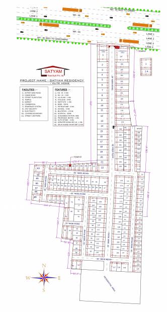  residency-plots Images for Master Plan of Satyam Residency Plots