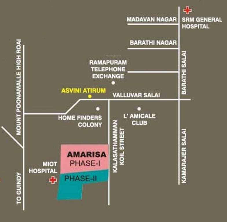 amarisa Images for Location Plan of Asvini Amarisa