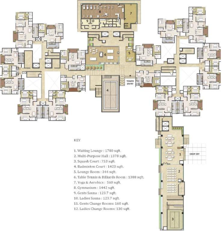  southern crest Images for Cluster Plan of Shriram Southern Crest