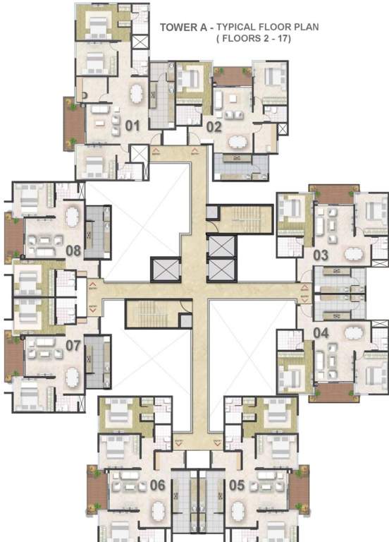  southern crest Images for Cluster Plan of Shriram Southern Crest