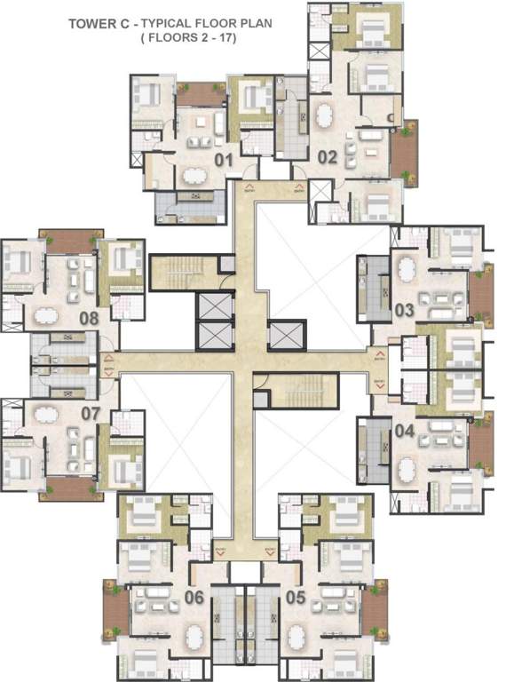  southern crest Images for Cluster Plan of Shriram Southern Crest