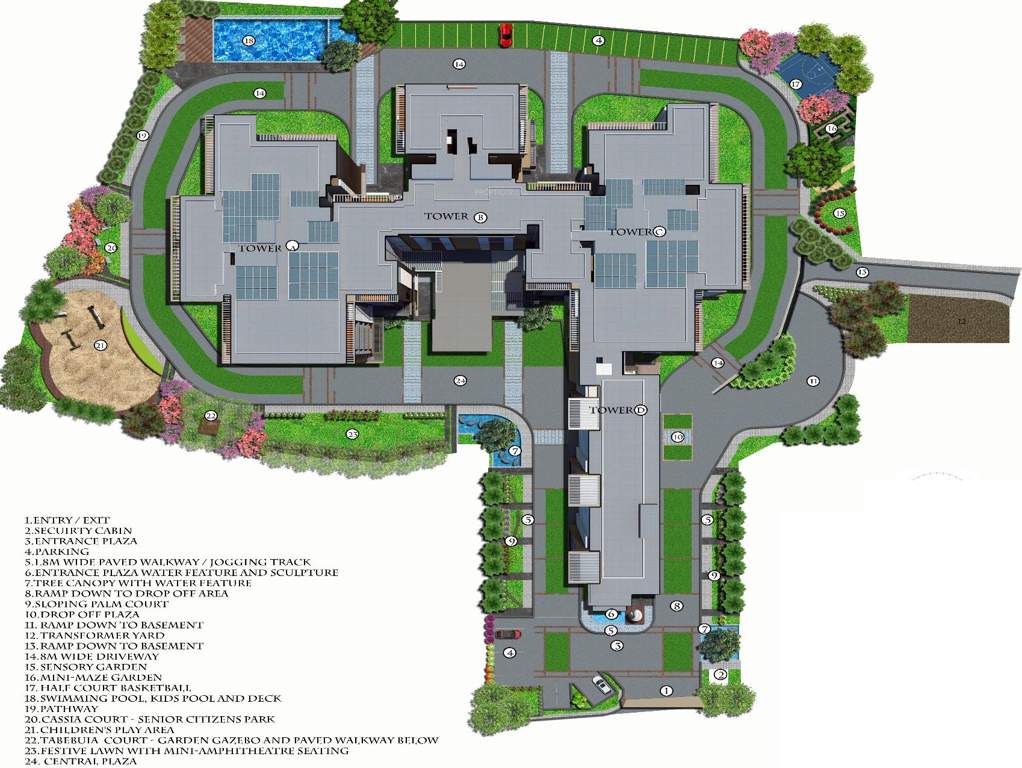  southern crest Images for Layout Plan of Shriram Southern Crest
