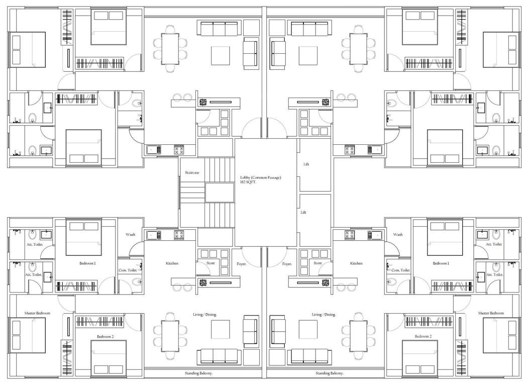 synnove palladium Images for Cluster Plan of Skyseven Synnove Palladium