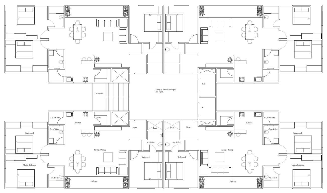 synnove palladium Images for Cluster Plan of Skyseven Synnove Palladium