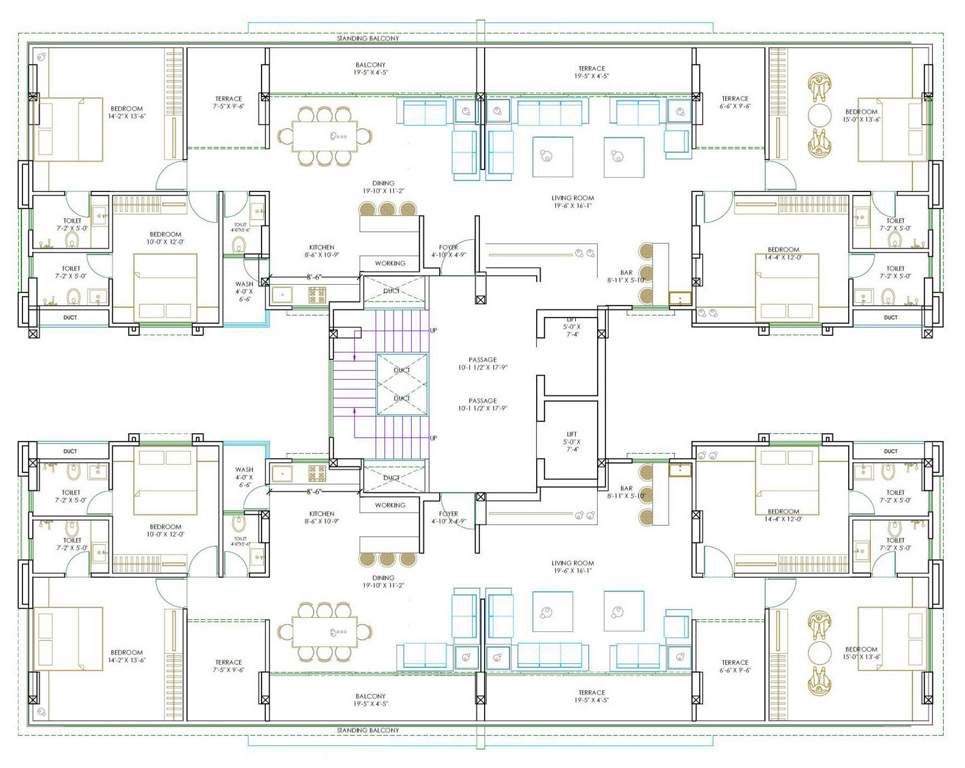 synnove palladium Images for Cluster Plan of Skyseven Synnove Palladium