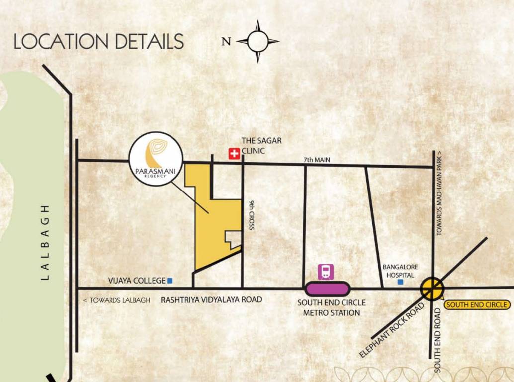  parasmani regency Location Plan