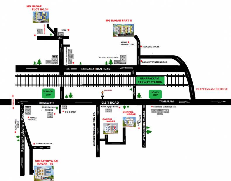 Images for Location Plan of Krishna MG Nagar