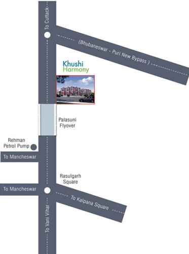  harmony Images for Location Plan of Khushi Harmony