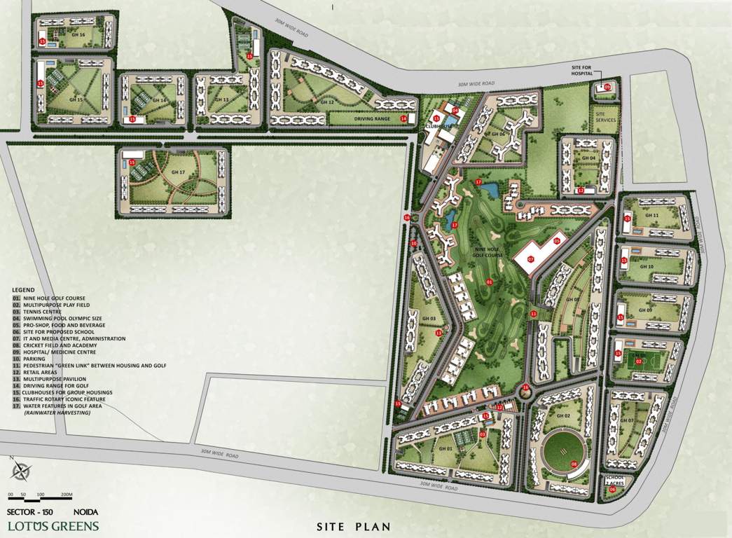  sports city Images for Master Plan of Lotus Greens Sports City