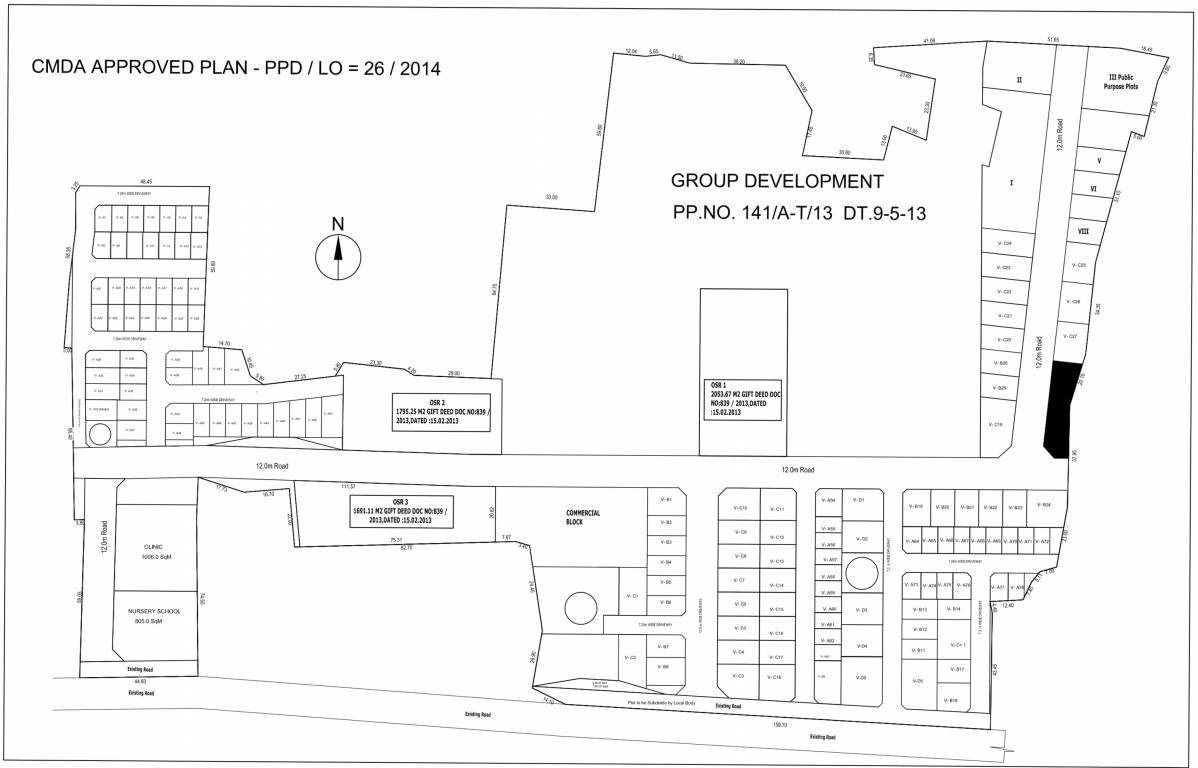 Images for Layout Plan of TVS Emerald Green Hills Villas