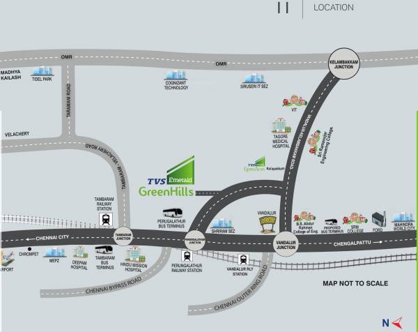 Images for Location Plan of TVS Emerald Green Hills Villas Images for Location Plan of TVS Emerald Green Hills Villas