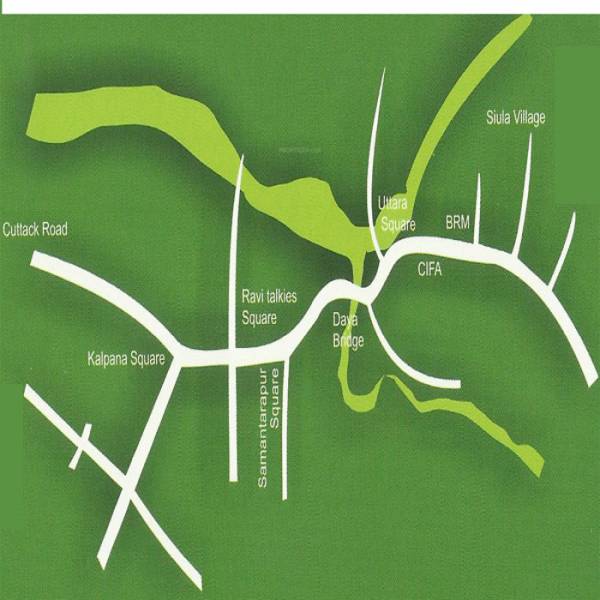 Images for Location Plan of Padma Daffodils Villa Zzo