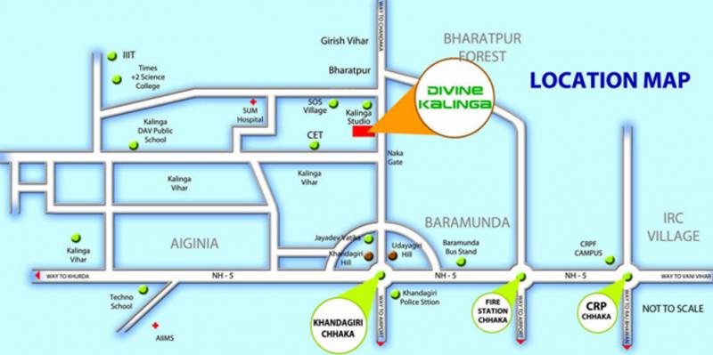  kalinga Images for Location Plan of Divine Kalinga