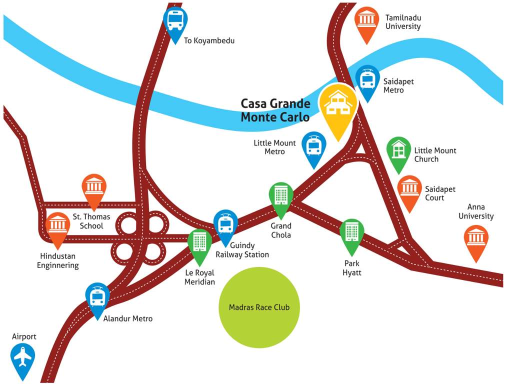  monte carlo Images for Location Plan of Casagrand Monte Carlo