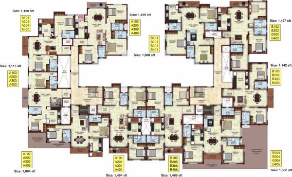 Images for Cluster Plan of Casagrand Ritz