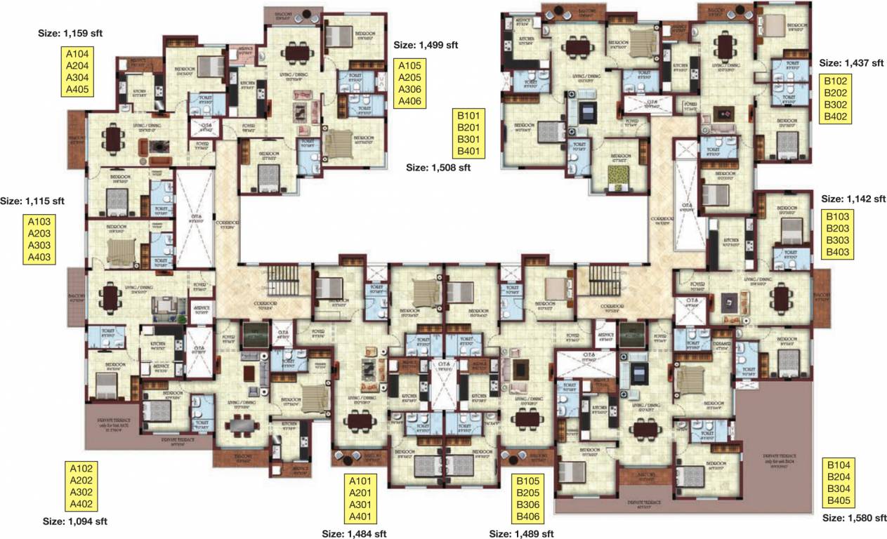 Images for Cluster Plan of Casagrand Ritz