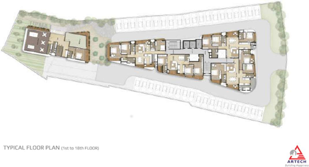  luxus Images for Cluster Plan of Artech Luxus