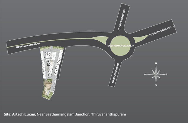  luxus Images for Location Plan of Artech Luxus