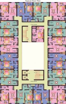 shree-hari-constructions tower Tower Cluster Plan from 1st to 5th Floor