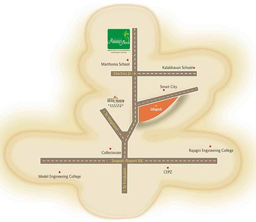 Images for Location Plan of Manjooran Rowan Park Villas