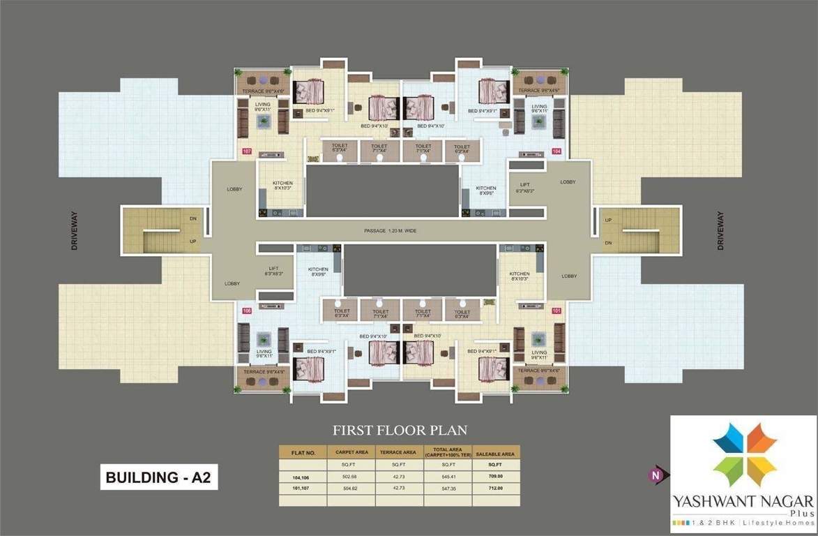  yashwantnagar plus Images for Cluster Plan of Namrata Yashwantnagar Plus