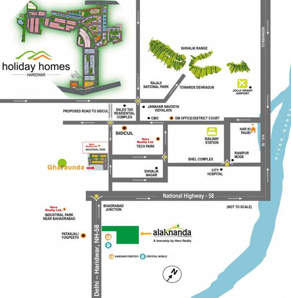 Images for Location Plan of Hero Holiday Homes Images for Location Plan of Hero Holiday Homes