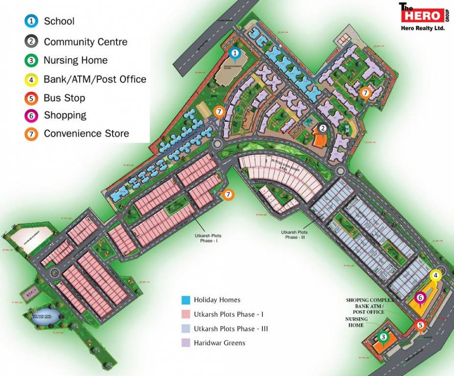 Images for Master Plan of Hero Holiday Homes