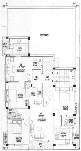 Images for Cluster Plan of Building Lavender Home