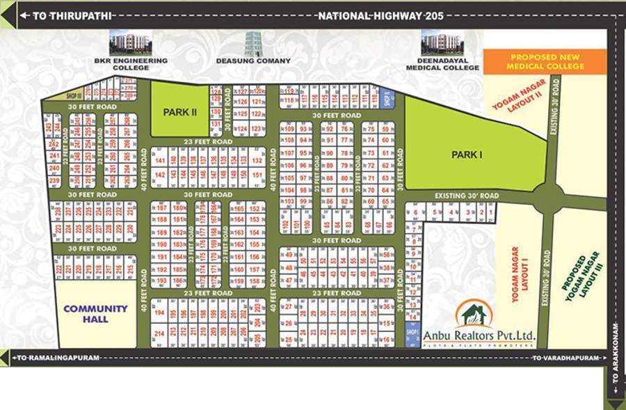 Images for Layout Plan of Anbu Yogam Garden