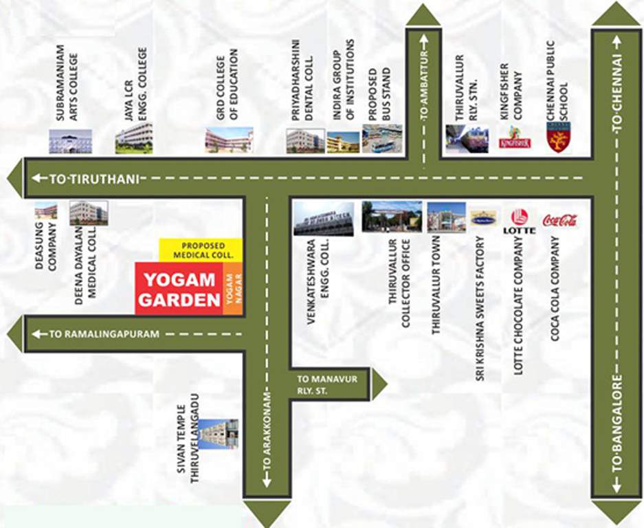 Images for Location Plan of Anbu Yogam Garden