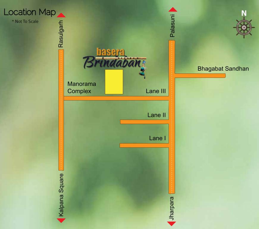 Images for Location Plan of Basera Brindaban