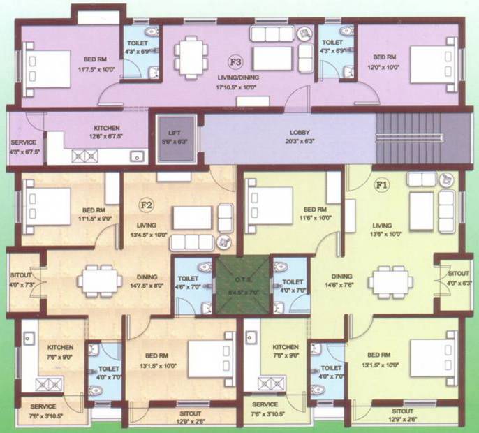 Images for Cluster Plan of CSS Karthik Flats