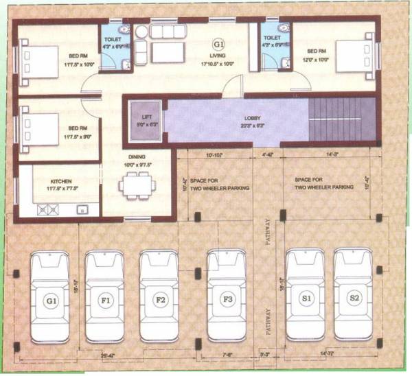 Images for Cluster Plan of CSS Karthik Flats Images for Cluster Plan of CSS Karthik Flats