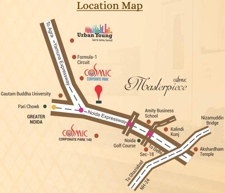  masterpiece Images for Location Plan of Cosmic Masterpiece