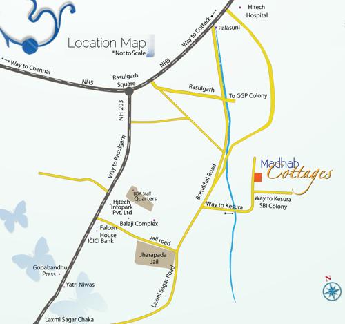 Images for Location Plan of Basera Madhab Cottages