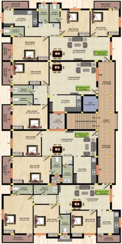 Images for Cluster Plan of Ashvar Ranga Shelter Royal