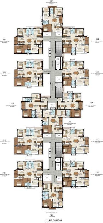 lotus towers Images for Cluster Plan of DSR Lotus Towers