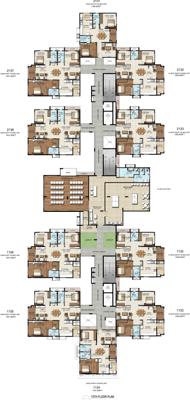  lotus-towers Images for Cluster Plan of DSR Lotus Towers