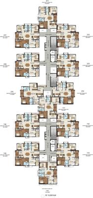  lotus-towers Images for Cluster Plan of DSR Lotus Towers