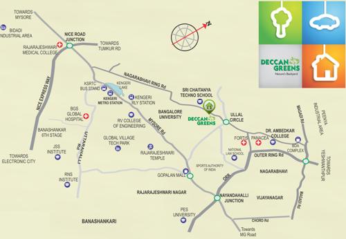  greens Images for Location Plan of Deccan Greens
