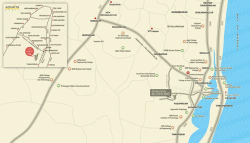 Images for Location Plan of Advaita Blossom blossom Images for Location Plan of Advaita Blossom