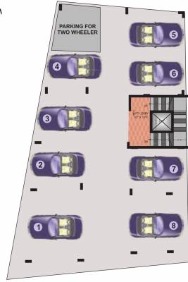 bhumika-builders-and-developers pride Pride Cluster Plan For Stilt Floor