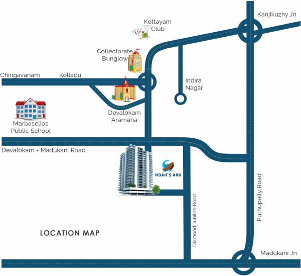 Images for Location Plan of Dhanya Noahs Ark