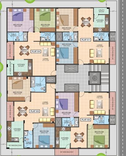  paradise Images for Cluster Plan of Bhumika Paradise