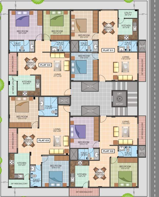 paradise Images for Cluster Plan of Bhumika Paradise