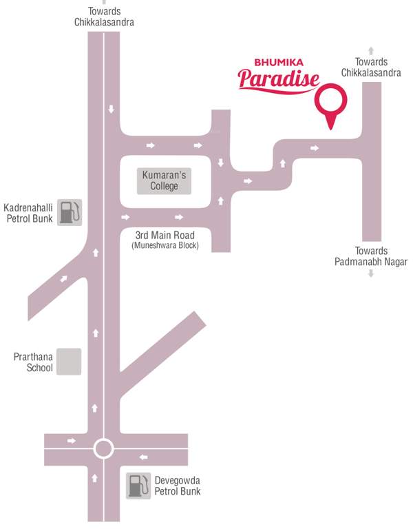 paradise Images for Location Plan of Bhumika Paradise