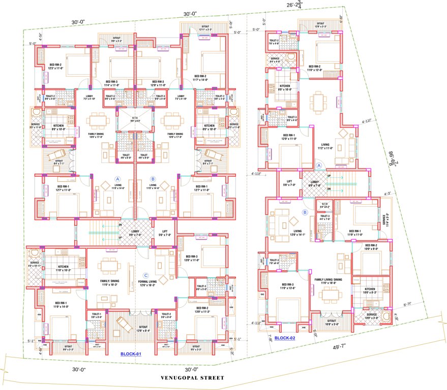 Images for Cluster Plan of Venkateswara Mridula